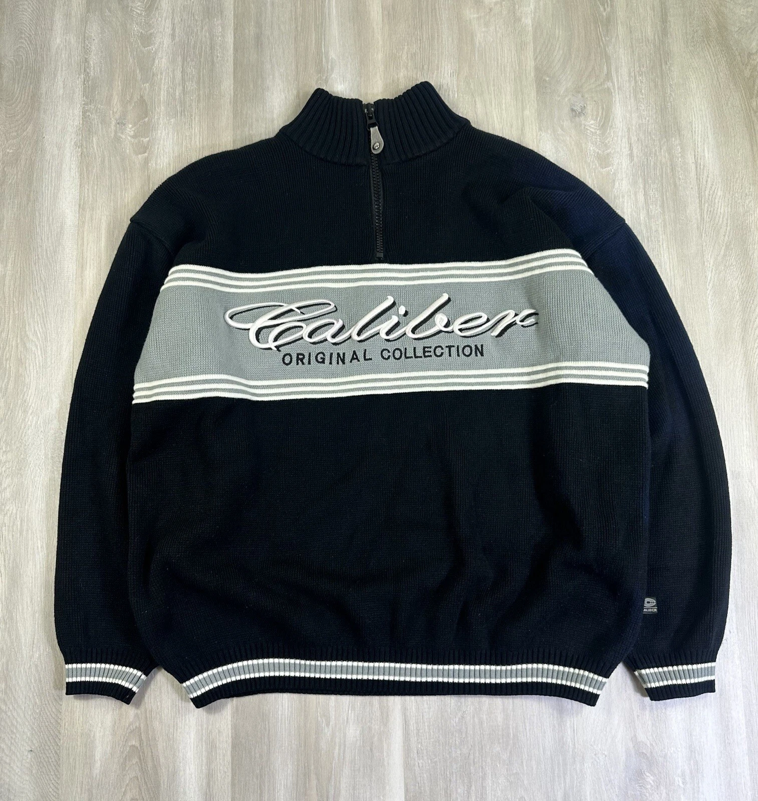 Veste vintage calibre collection originale style hip hop taille grand pull