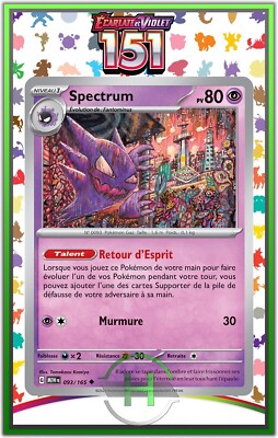 Spectrum - EV3.5:151 - 093/165 - Französische Pokemon Karte Neu
