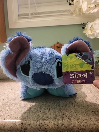 Stitch Pillow Pets Disney Lilo & Stitch Stuffed Animal Plush Toy Blue 13”x13”x8”