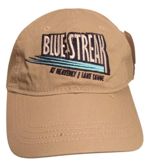 Gorra Lake Tahoe Azul Raya Cremallera Celestial EE. UU. Bordada Unisex