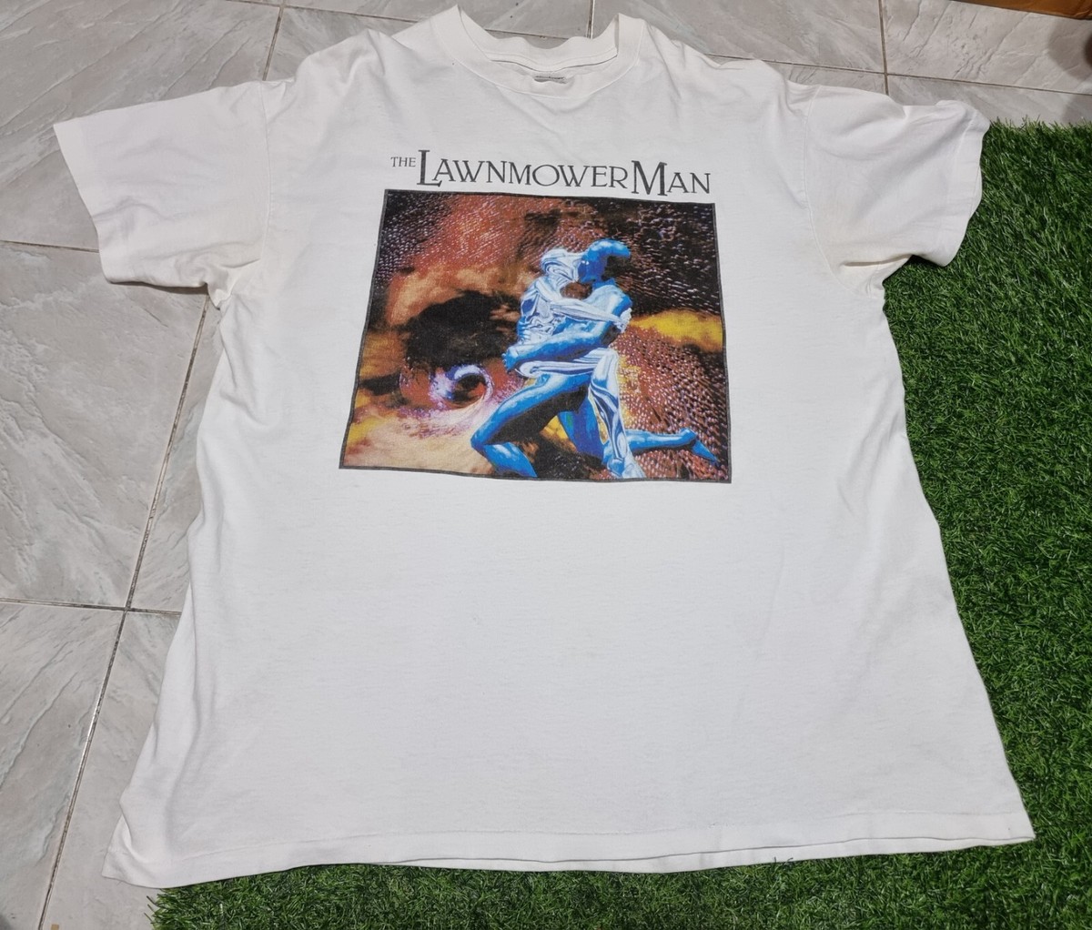 rare Vintage 90s The Lawnmower Man Movie T shirt Virtual Wars