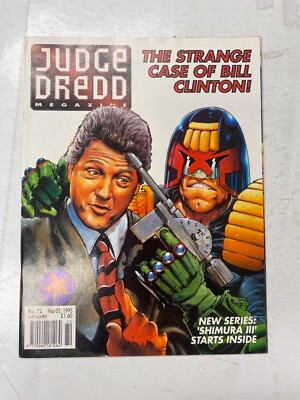 Judge Dredd Megazine # 72 Vol. 2 Fleetway 2000 AD UK Comic Magazine 6 KM45