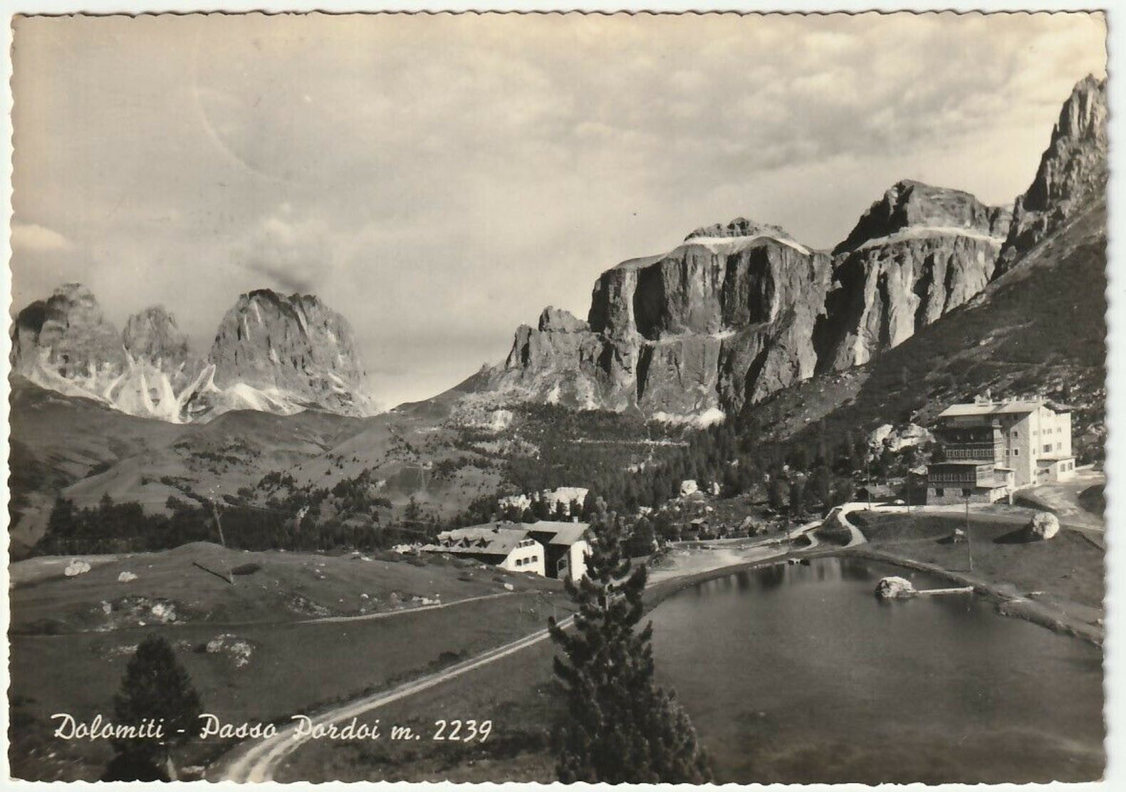 PASSO PORDOI - TRENTO - VIAGG. 1962 -36410-