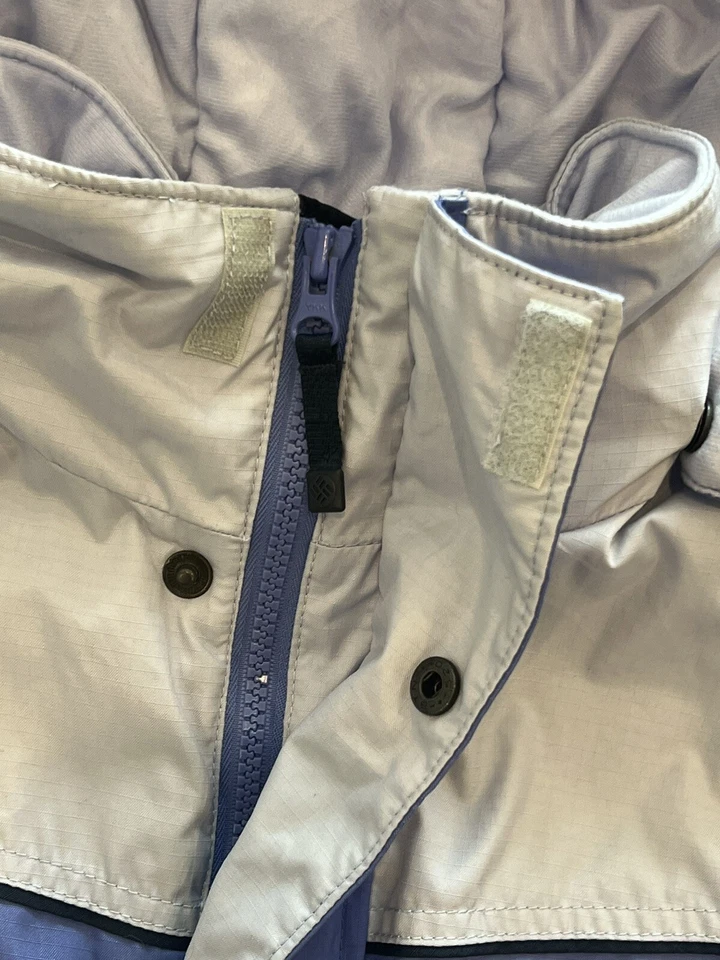 Columbia Vertex 蓝色冬季连帽夹克儿童 14/16 码,带名字 — 第 4/4 张图片