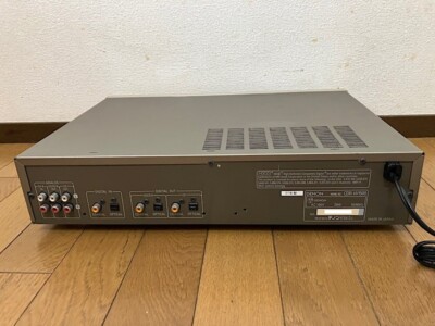Denon CDR-W1500 CD Recorder Dual Deck Optical Coax Copy Dub