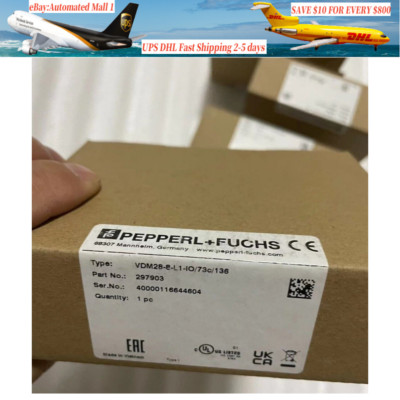 New Pepperl+Fuchs VDM28-15-L-IO/73c/110/122 distance sensor Expedited Shipping