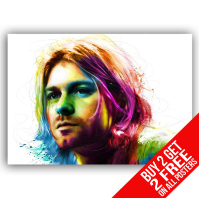 KURT COBAIN NIRVANA POSTER ART PHOTO PRINT A4 A3 SIZE -BUY 2 GET ANY 2 ...