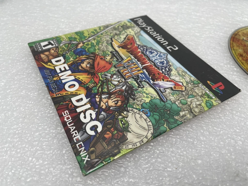 RARE 2005 NEW SEALED PS1 DRAGON QUEST VIII PROMO NOT FOR RESALE 1 OPEN 1 SEALED - Image 3 of 4