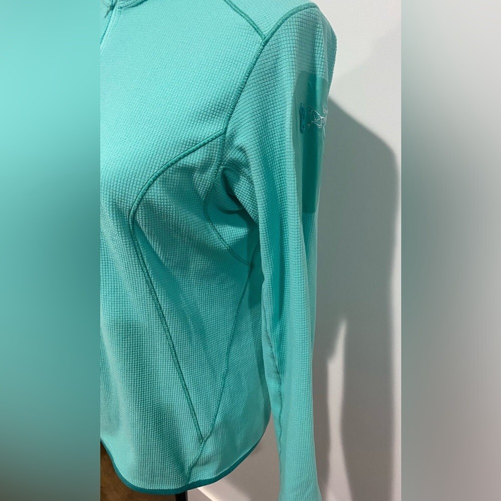 Giacca pullover Arc'teryx Donna Delta LT Cerniera Collo Pile Verde Taglia small