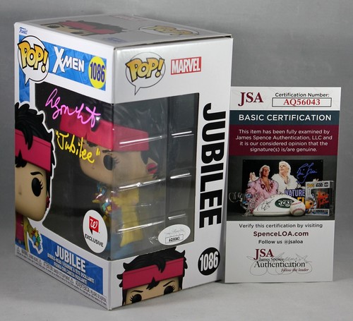 ALYSON COURT SIGNED JUBILEE X-MEN FUNKO POP FIGURE MARVEL AUTOGRAPHED +JSA COA - 第 2/2 張圖片