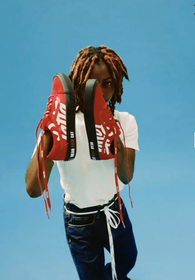 Patta X Vans Vault SK8 OLD SKOOL VLT LX homme rouge à haut risque taille 9,5 chat aux yeux moyens