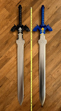 Legend of Zelda  2 Metal Sword Lot  Master Sword  Dark Link Twilight Princess