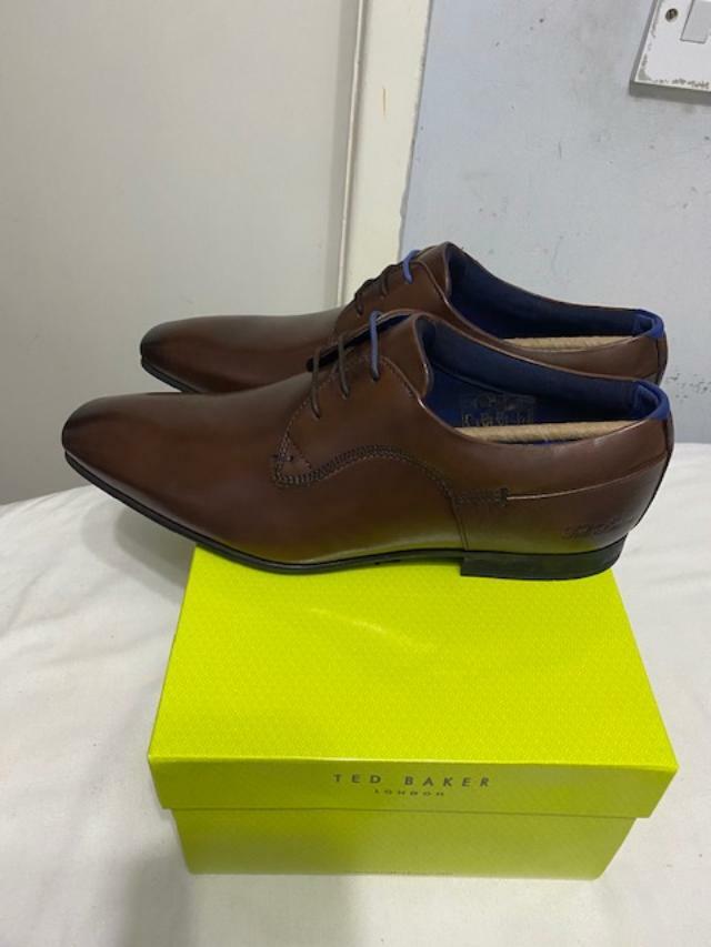 Ted Baker Tifir Mens Brown Leather Lace 