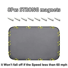 Car Magnetic Sunroof SunShade Moonroof Mesh Car Roof Cover Camping Bugs Screen