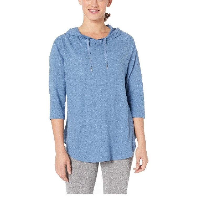 Columbia Women’s Summer Time Hoodie II Size XS Blue Dusk 3/4 Sleeve New $45
