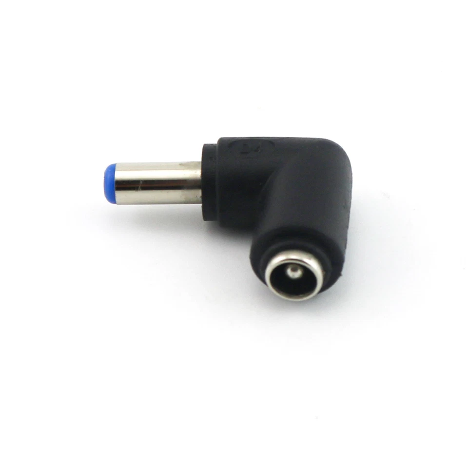 DC Power 5.5mm x 2.5mm Female To 5.5 x 2.1mm Male Right Angle Adapter Connector - Image 3 of 4