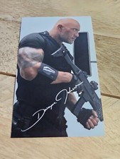 DWAYNE JOHNSON Repro-Autogramm -ca. 10x16 - (...