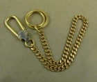 Solid Brass  Fob Pants Keychains Keyrings Key Holder Bag Wallet Chain Key Chains