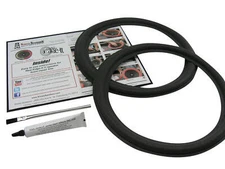 12" Foam Speaker Repair Kit OD: 11.125" Cone: 9.25" ID: 8.625" FSK-12AK (PAIR)