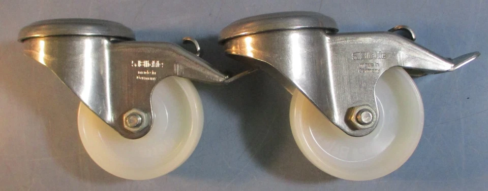 Rueda de bloqueo Blickle 75 B PP PA 2-15/16" diámetro 1-1/4" W (lote de 2) Foto 2 de 4