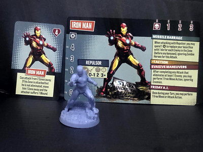 CMON - Kickstarter - Marvel Zombies Zombicide - Enemy Super Heroes - Iron Man