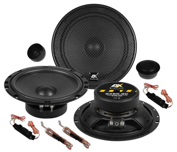 ESX Signum 2-Wege Kompo 16,5 Cm Auto Lautsprecher Boxen SXE-6.2C 200 Watt Max.-image