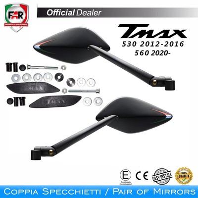 ZUGELASSENE FREEWAY SPIEGEL + ADAPTER FÜR YAMAHA 560 T-MAX 2020-2020