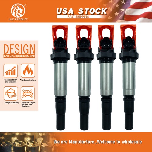 Performance Ignition Coil*4 for 0716 Mini Cooper 1.6T 1.8T N14 N18 R55