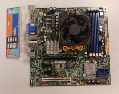 Acer RS880M05 microATX  AM3 Motherboard /w AMD Phenom II X4 820 & I/O Shield