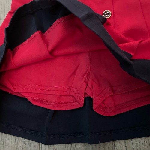 Gymboree Girls Paris Parisian Chic Red Blue Skirt/Short NEW/ NWT - Picture 2 of 4