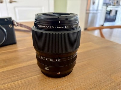 Fuji Fujifilm GF 80mm F/1.7 R WR Lens GFX 