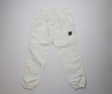 Vintage 90s Surf Style Mens Small Spell Out Windbreaker Joggers Pants White USA