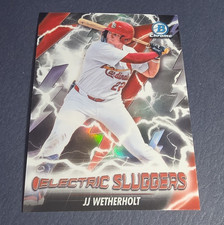 Topps 2026 Bowman Chrome Electric Sluggers Insert JJ Wetherholt ES-12 Cardinals