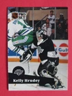 1991-92 Pro Set Hockey Kelly Hrudey #102 "Butt Face" Los Angeles Kings  MINT