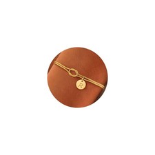 14K-Gold-Plated Initial Bracelets for Women Girls Gifts - 14K-Gold-Plated Plated