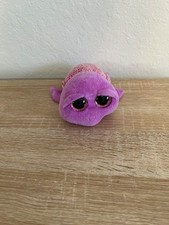 Ty Beanie Boos 6" Slowpoke the Pink Purple Turtle Glitter Eyes stuffed animal 