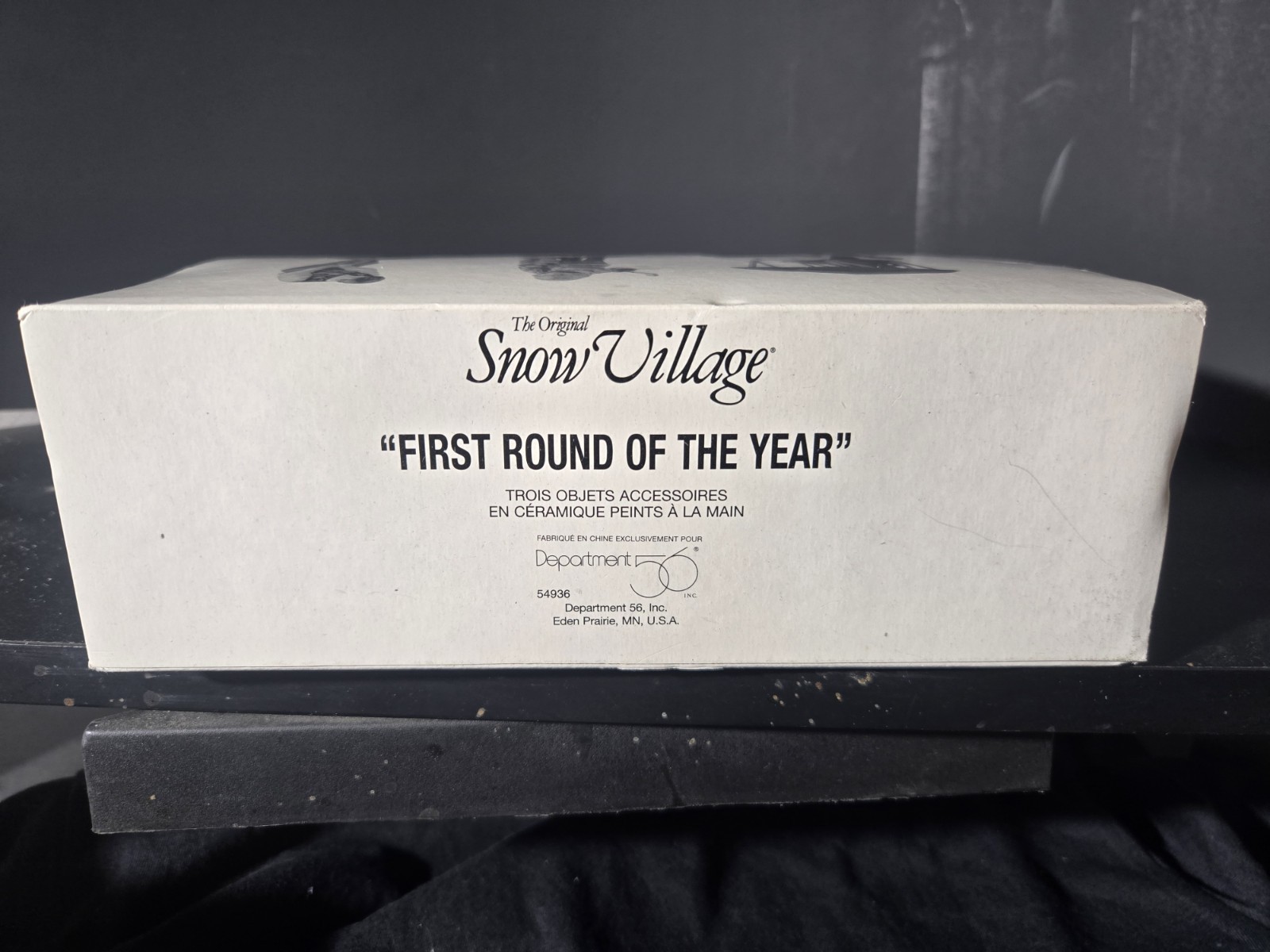 Dept 56 Snow Village Golfers First Round of the Year #54936 New