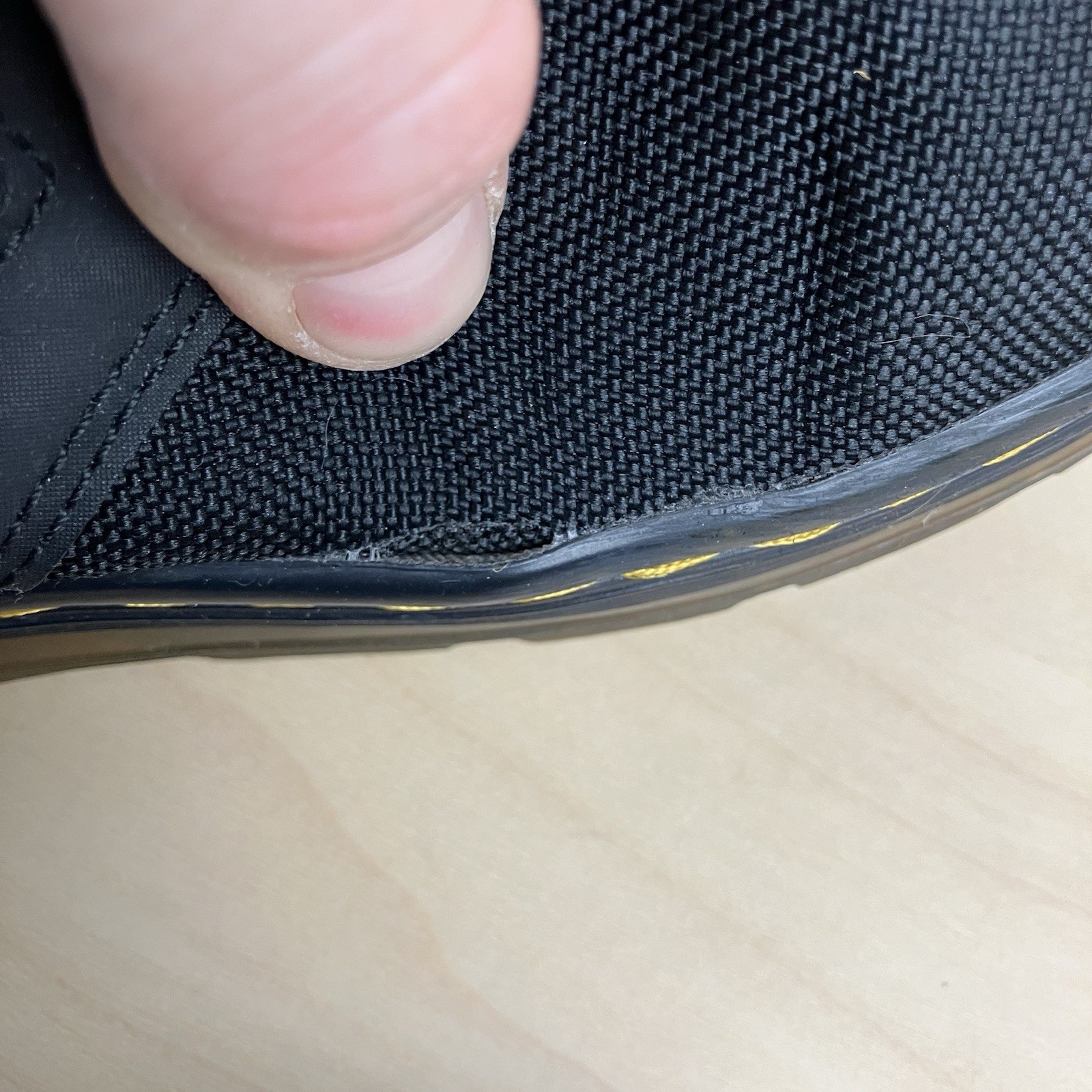 Dr. Doc Martens Women’s Size 7.0 Bonny Black Tough Poly Chukka Combat Boots thumbnail 12