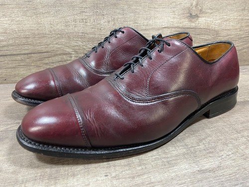 Allen Edmonds Park Avenue Dress Shoes Merlot Leather Mens Size 9.5 D - Picture 13 of 13