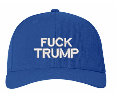 Fck Trump Hat Embroidered Adjustable Baseball Hat