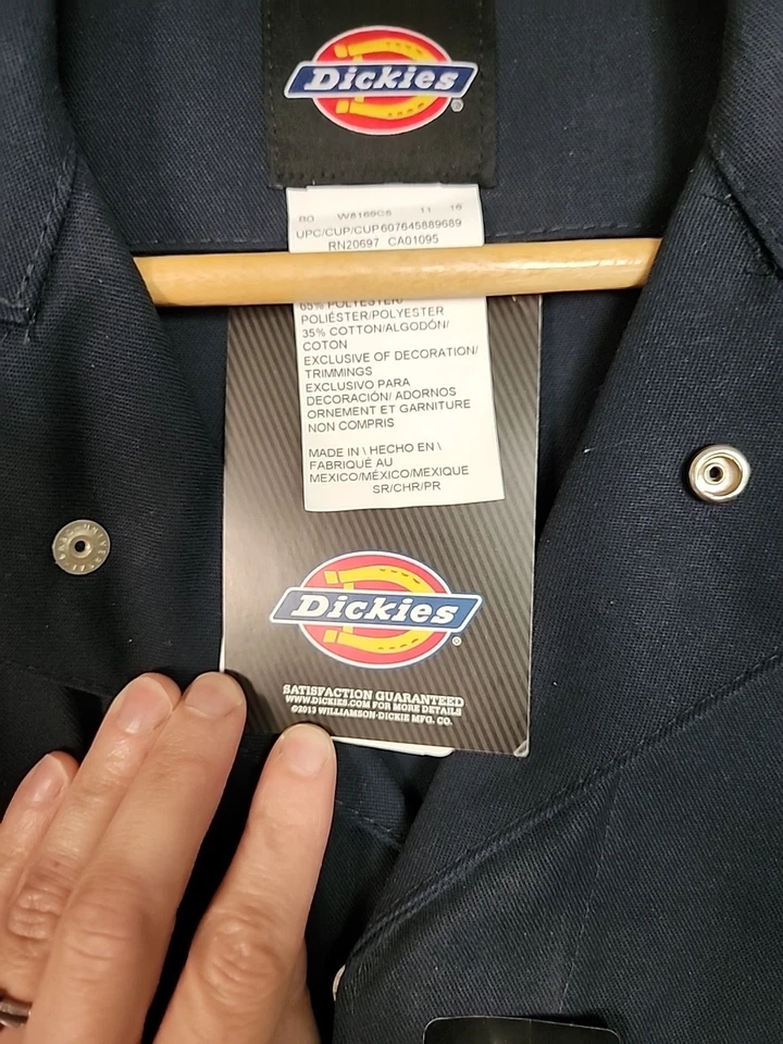 Dickies Men's Long Sleeve DELUXE Work Coveralls Size Small Regular - Image 3 of 4