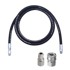Pressure Washer Whip Hose with Swivel, Hose Reel Connector for Pressure Washi...