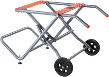 Portable Table Saw Stand, 350 Lbs Load Capacity, Rolling Foldable Table Saw with