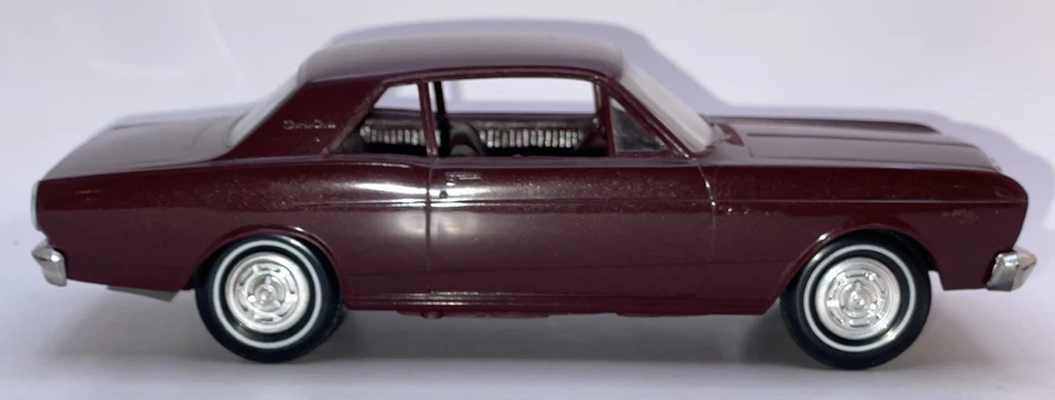 AMT 1966 Ford FALCON 2-Door Sports Coupe Promo 1/25 Vintage Burgundy Met XLNT+ - Image 2 of 4