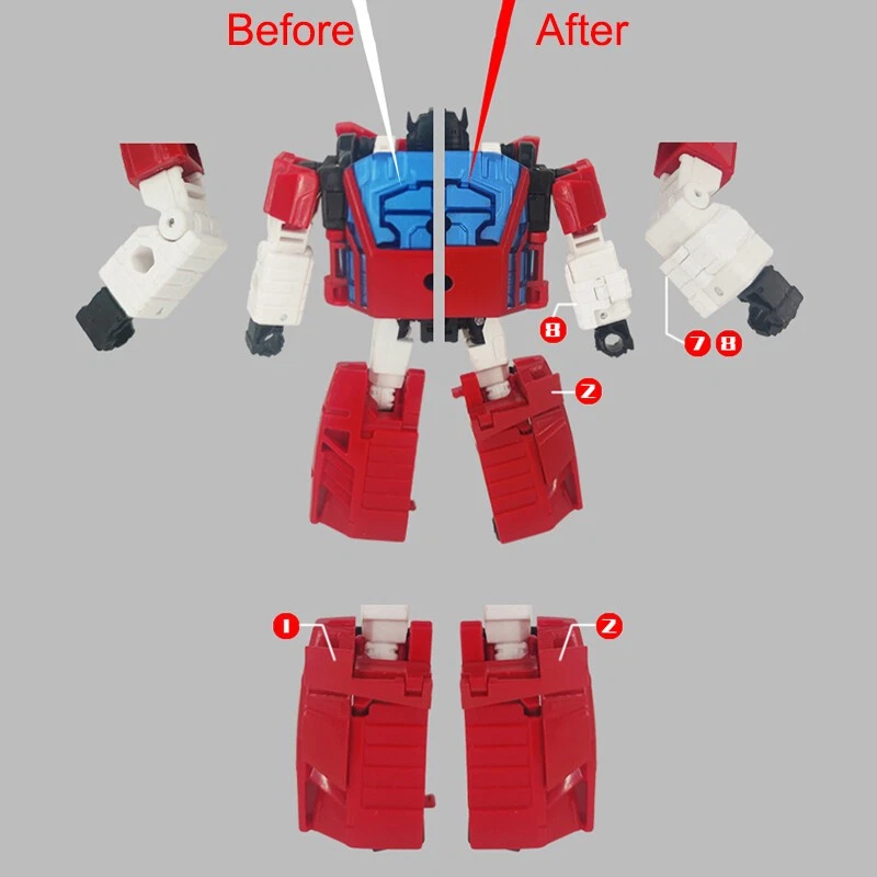 In Stock Upgrade Kit Shoulder Gun Tail Spoiler Filler For Kingdom Sideswipe - Image 4 of 4