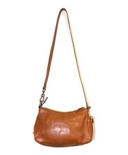 IL BISONTE Brown Shoulder Bag Italy Authentic...