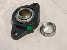 Ina Rcjtz25-xl 2-bolt Oval Flange Bearing Unit 25mm Eccentric Collar X-life
