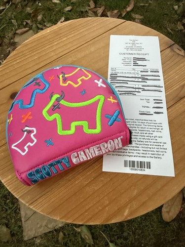 Scotty Cameron 2026 Custom Shop Neon Pink JUNKYARD DOG Mid Round (RH) Headcover