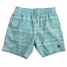 Johnnie-O Youth Swim Shorts Size 10 Or Youth Large 4  Inseam Teal