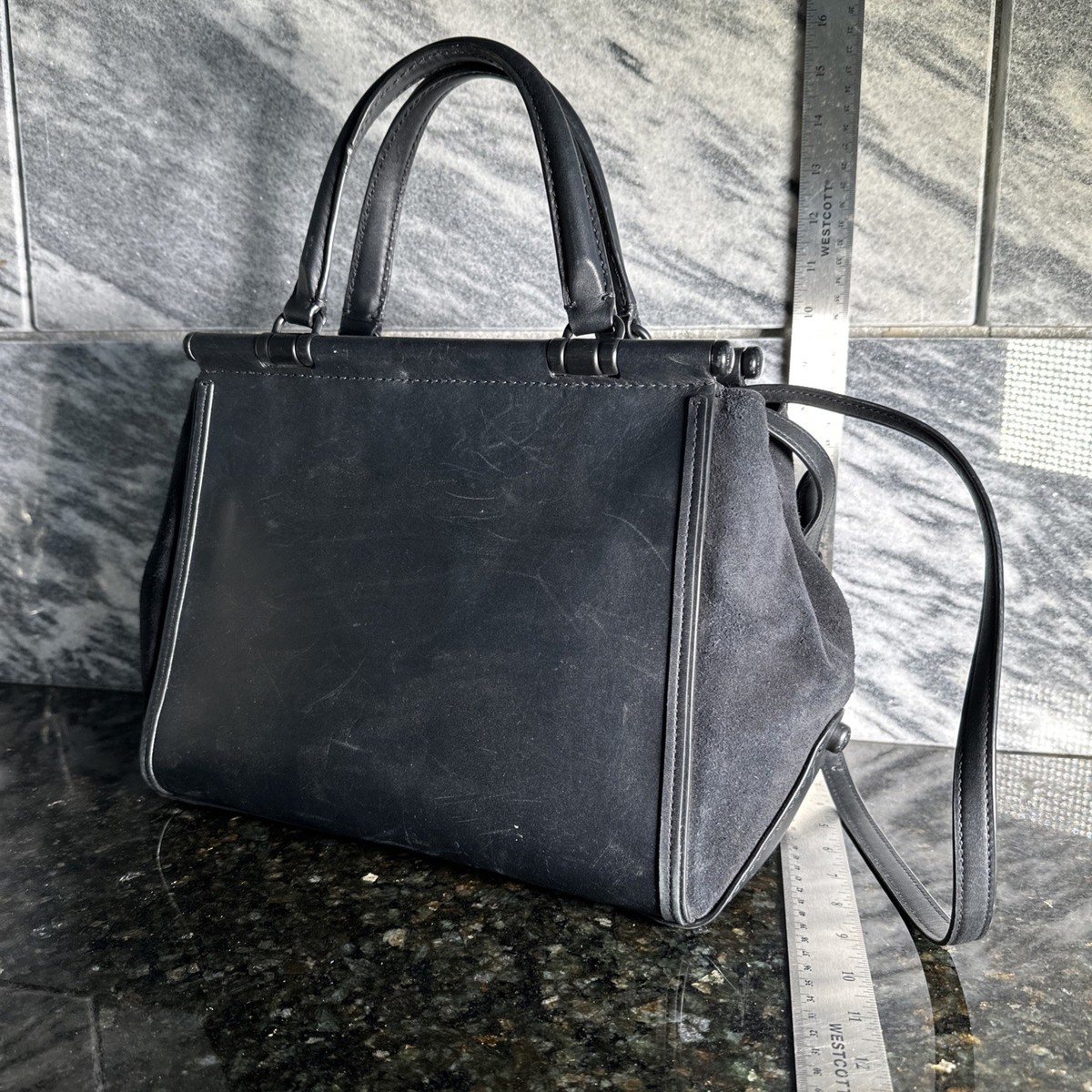 Coach F38389 Large Leather Drifter Carryall Purse overnight bag